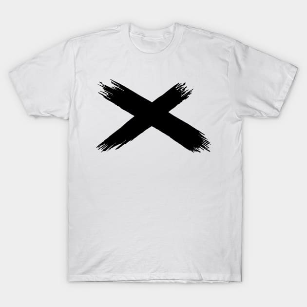 X (black) T-Shirt by GiMETZCO!